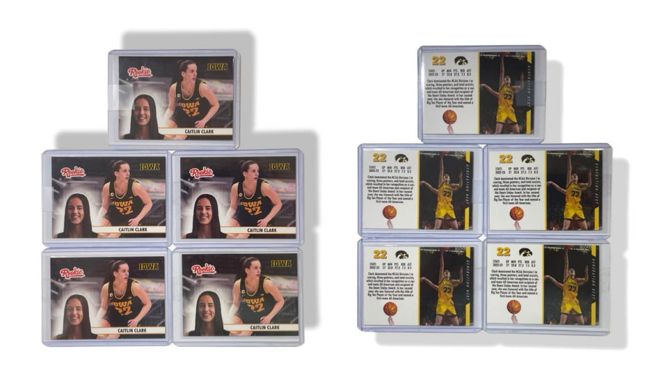 Lot of 5 cards-2023 Caitlin Clark Rookie Card Generation Next RC Mint+