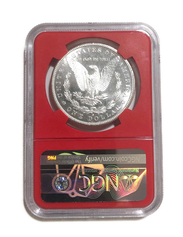 1881-S MS 64 Morgan Silver Dollar - NGC - Red Cross - RARE