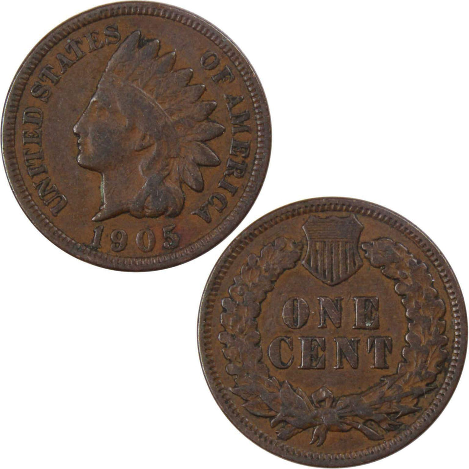 (1) 1859-1909 INDIAN HEAD CENT BRONZE PENNY COIN COLLECTIBLE VERY GOOD (VG)-RARE