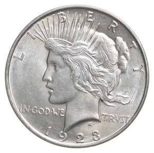 1923 Peace Dollar Superb Silver Coin US Mint , High grade (XF/AU)