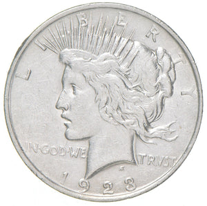 1923 Peace Dollar Superb Silver Coin US Mint , High grade (XF/AU)