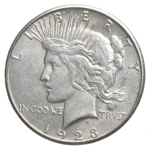 1923 Peace Dollar Superb Silver Coin US Mint , High grade (XF/AU)