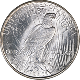 1923 PEACE DOLLAR SUPERB SILVER COIN US MINT,  Nice Luster UNC/BU