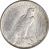 1923 PEACE DOLLAR SUPERB SILVER COIN US MINT,  Nice Luster UNC/BU