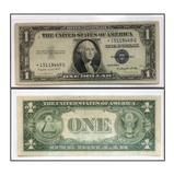 (1) Star Note 1935-$1 Silver Certificate Blue Seal US Mint Better Grade F/VF-Rare