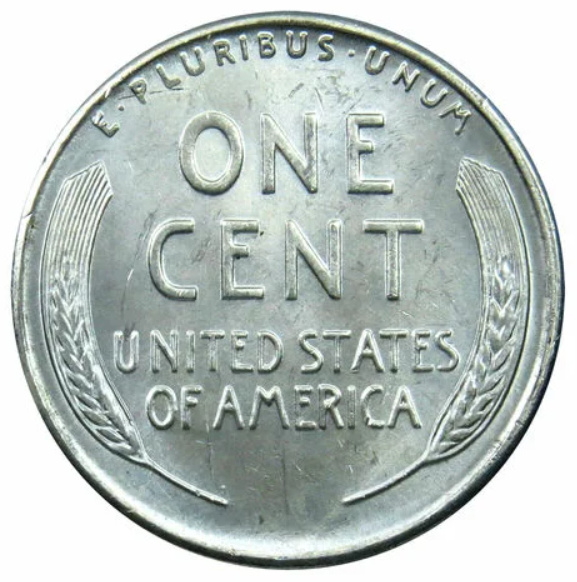 1943 D (Denver Mint) Lincoln Wheat Steel Cent Penny US Coin BU Uncirculated Mint State