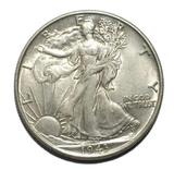 1943 P D S Walking Liberty Silver Half Dollar Coin US Mint High Grade Choice New (AU/BU)