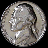 Genuine 1961-P JEFFERSON NICKEL ,GEM DEEP CAMEO  PROOF, BU