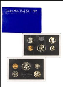 1972 S Proof Set United States Mint Original Government Packaging GEM Proof BU