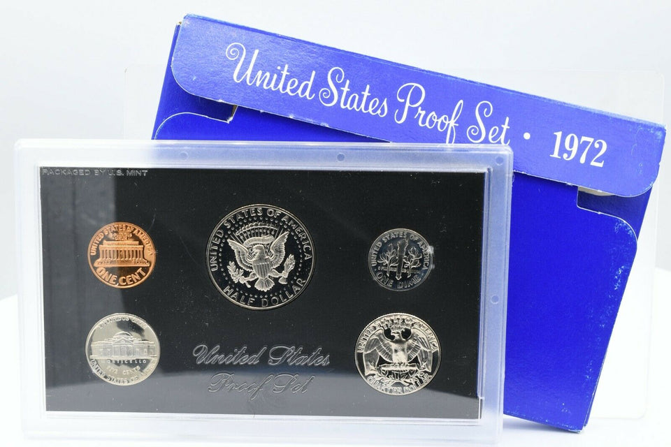 1972 S Proof Set United States Mint Original Government Packaging GEM Proof BU