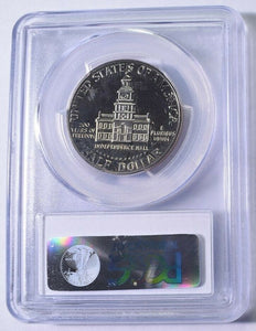 1976-S Kennedy Half Dollar PCGS PR69DCAM :NICE BRIGHT FRESHLY GRADED COIN.