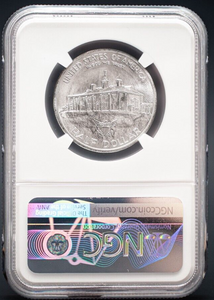 1982 D GEORGE WASHINGTON .900 SILVER COMMEMORATIVE HALF DOLLAR COIN NGC MS66