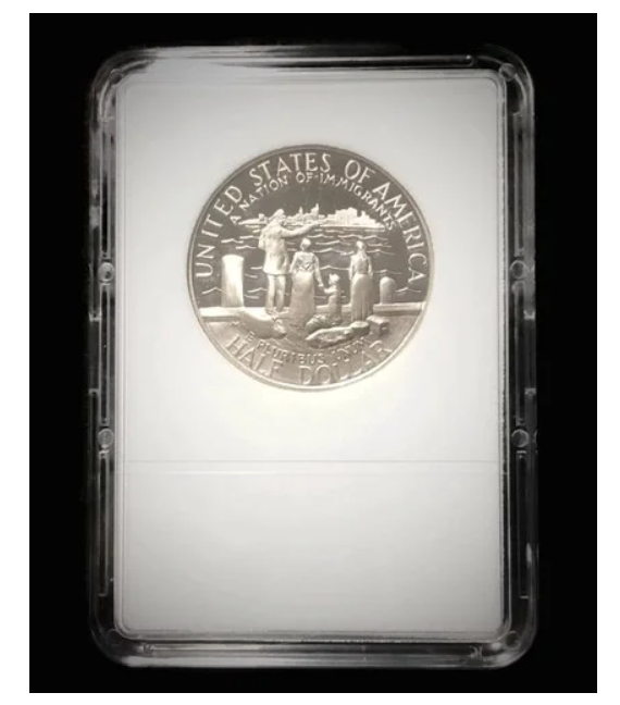 1986-S Statue of Liberty Centennial GEM Proof Commemorative Half Dollar in Premium Slab holder -BU