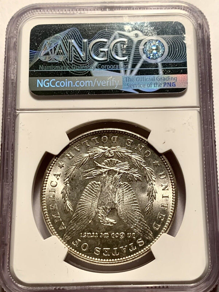 1886 $1 MORGAN SILVER DOLLAR BETTER DATE  NGC MS62-RARE