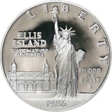 1986-S Silver Dollar Statue Of Liberty Centennial Proof Commemorative  90% Silver  US Mint GEM BU