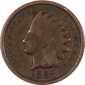 (1) 1859-1909 INDIAN HEAD CENT BRONZE PENNY COIN COLLECTIBLE VERY GOOD (VG)-RARE