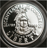 1989-S Congress Bicentennial Commemorative Half Dollar US Mint GEM Proof (BU)