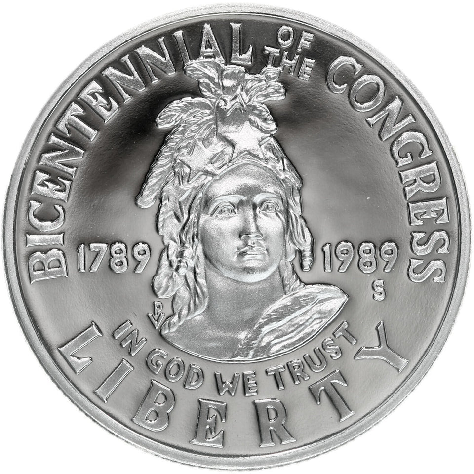 1989-S Congress Bicentennial Commemorative Half Dollar US Mint GEM Proof (BU)