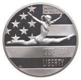 (1) 1992-S Gymnast Olympic Commemorative Clad Half Dollar Gem Proof BU