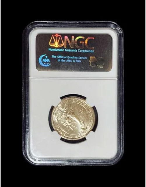 (1) 2007 P, D S Washington President Dollar,24K Gold Enriched ,NGC Brilliant Uncirculated