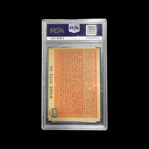 ORIGINAL 1962 TOPPS #139 BABE RUTH BABE HITS 60 PSA 7 (MC) NM-Rare