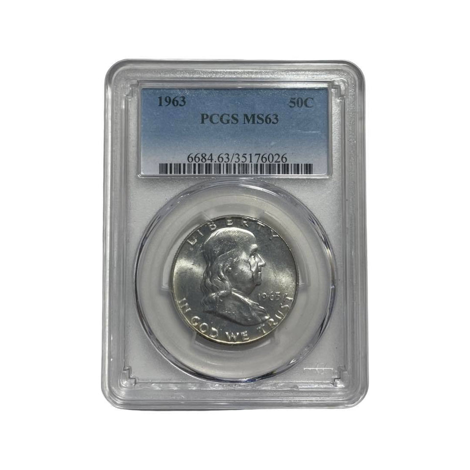 1963 Franklin Half Dollar MS-63 PCGS