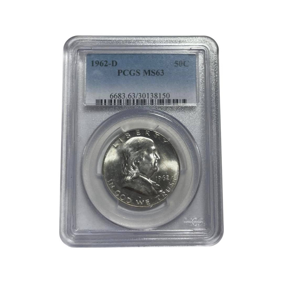 1962-D Franklin Half Dollar MS-63 PCGS