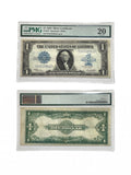 1923 One Dollar Large CERTIFIED PMG Very Fine VF20 PPQ Silver Certificate