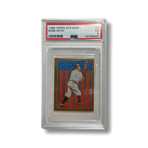 1983 Babe Ruth Topps Stickers #2 PSA 5 EX Yankees