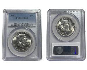 1962-D Franklin Half Dollar MS-63 PCGS