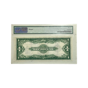 1923 One Dollar Large CERTIFIED PMG Almost Uncirculated 55 PPQ Silver Certificate