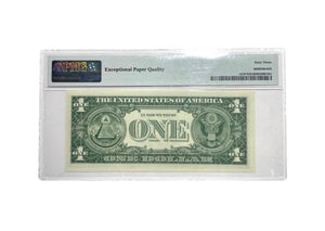 Star Note 1957 (*A Block) Silver Certificate Blue Seal Note Fr#1619 Choice UNC PMG 63EPQ