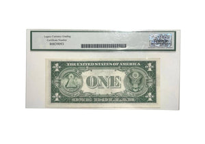 Silver Certificate One Dollar 1935 Legacy graded choice about new 58PPQ