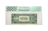 Certified 1935-G One dollar Silver Certificate Blue seal Fr. 1616 CJ Block PCGS 45 SN#C05536753J-Rare