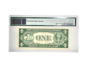 Certified 1935-G One dollar Silver Certificate Blue Seal Fr. 1616R1 Run 1 (BJ Block) PMG 58 Ch About UNC