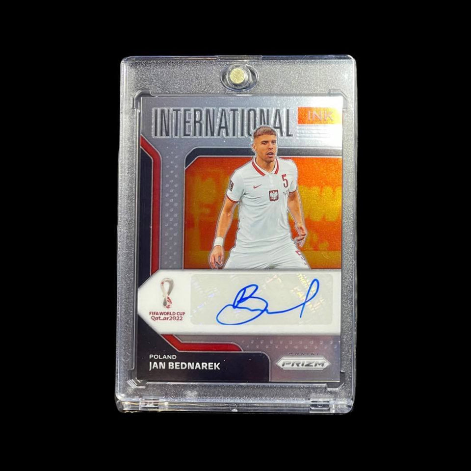 2022 Panini Prizm FIFA World Cup Qatar Jan Bednarek # I-JBK AUTO