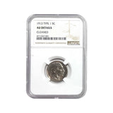 1913 Type 1 Buffalo Nickel First Year of Issue NGC AU Details