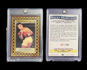 Original- Rocky Marciano World Heavyweight Boxing Champ, Fan Club serial # /300-Rare