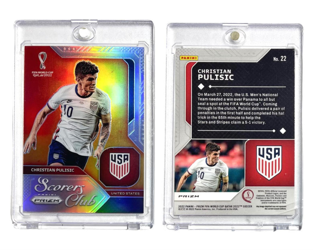 Christian Pulisic 2022 Panini Prizm World Cup Qatar #22 Scorers Club Silver