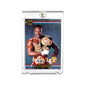 1991 Players Int'l RINGLORDS #1 EVANDER HOLYFIELD W/CASE