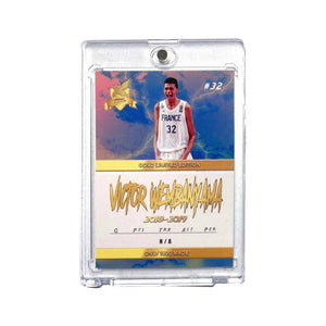 2019 FIRST GOLD LIGHTNING H.S. VICTOR WEMBANYAMA RC - 2023 NBA#1 PICK? W/CASE