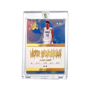 2019 FIRST GOLD LIGHTNING H.S. VICTOR WEMBANYAMA RC - 2023 NBA#1 PICK? W/CASE