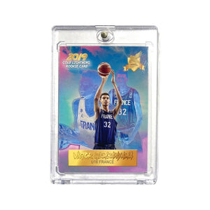 2019 FIRST GOLD LIGHTNING H.S. VICTOR WEMBANYAMA RC - 2023 NBA#1 PICK? W/CASE