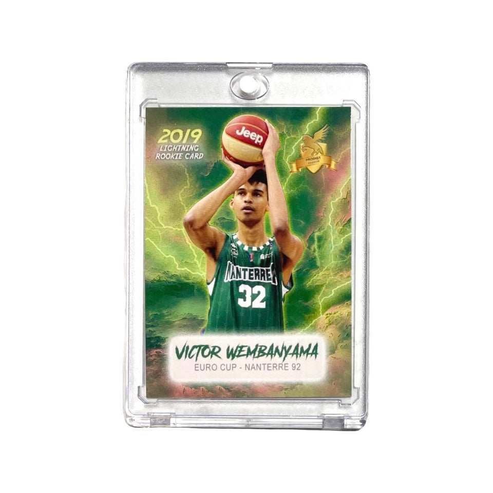 Original-2019 FIRST LIGHTNING H.S. VICTOR WEMBANYAMA RC 2023 NBA #1 PICK?