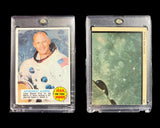 Original-1969 Topps Man on The Moon #52B Astronaut Buzz Aldrin VG-EX- Rare W/Case