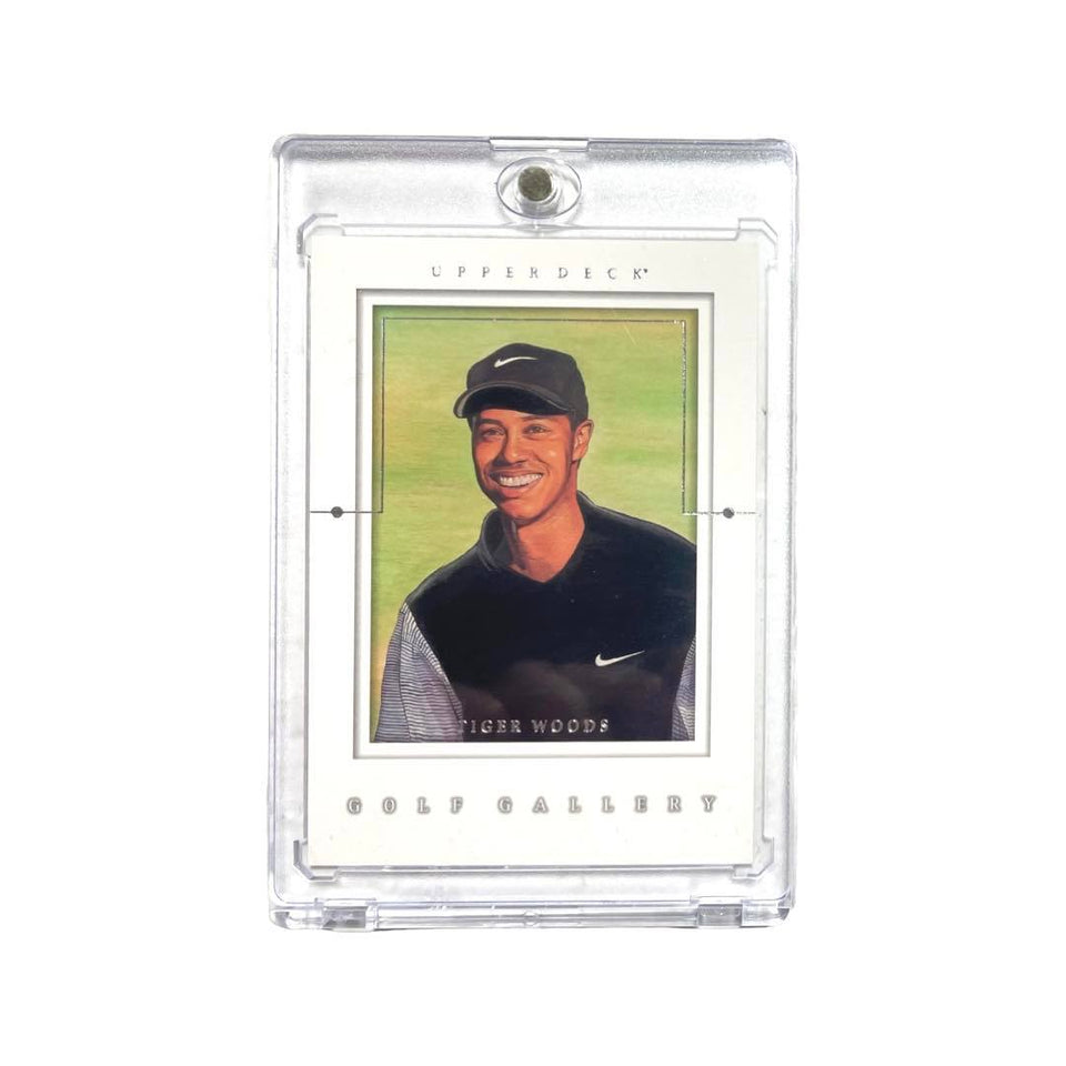 2001 Upper Deck Tiger Woods Golf Gallery Rookie Card RC #GG4 MINT RARE W/CASE