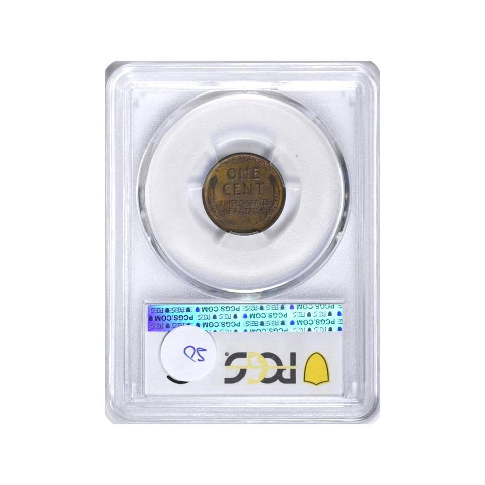 1909 VDB Lincoln Cent PCGS MS63BN Brown — First Year Of Issue