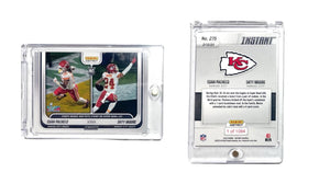 Isiah Pacheco/Skyy Moore 2022 Panini Instant SUPER BOWL LVII KC #275 RC 1/1084