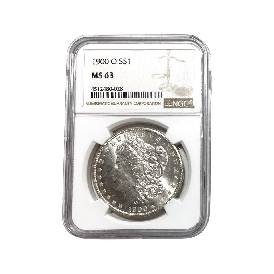 Certified  1900-O Morgan Silver Dollar NGC MS63 Beauty, Exact Coin-Rare