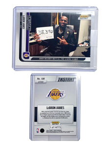 LeBron James 2023 NBA Panini Instant #108 All-Time NBA Scoring Record 1/14773